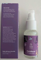 Luma & Leaf HydroRescue Pro-Barrier Serum Beta-Glucan Soothing Collection 1oz.