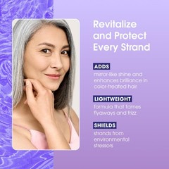 One &lsquo;n Only Shiny Silver Ultra Shine Spray – Purple Hair 4 Fl Oz (Pack of 1)