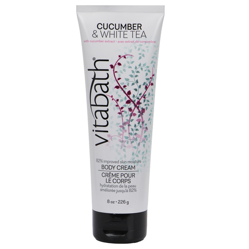 Vitabath Body Cream Cucumber and white tea 8 Fluid Ounce Pack