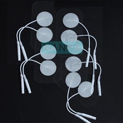 10 Pairs Round Self-adhesive Electrode Pad Replacement For Microcurrent Machine