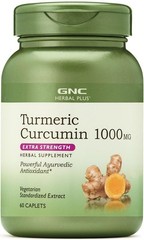GNC Herbal Plus Tumeric Curcumin Vegetarian Extract Support 1000mg 60pcs NEW