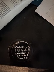NEW Bath & Body Works VANILLA SUGAR Exfoliating Lip Scrub 0.5 oz SEALED