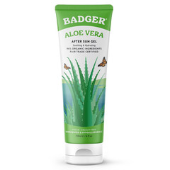 Organic Aloe Vera Gel for Face & Body, 96% Pure Unscented Organic Aloe Gel for C
