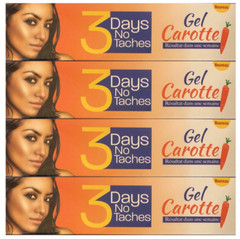 (PACK OF 4) 3 Days No Taches Gel Carrot 30ml FREE SHIPPING