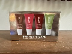 SUMMER FRIDAYS Lip Butter Balm Minis Vanilla Beige/ Pink Guava/Cherry/Sweet Mint