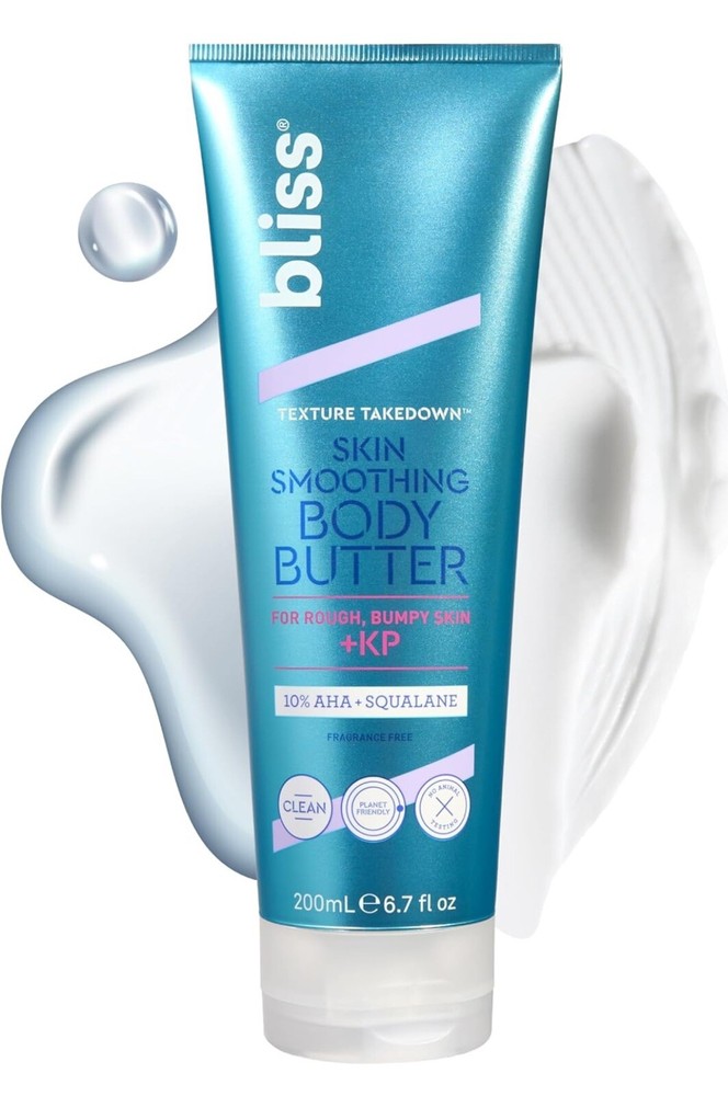 Bliss Body Butter-for Rough/Bumpy Skin. Fragrance Free,Skin Smoothing 6.7 oz