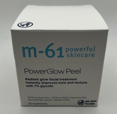 M-61 Power Glow Peel 1 Minute 1 Step Exfoliating Facial Peel 30 Treatments (177)