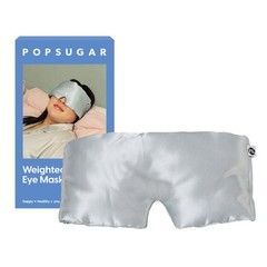 POPSUGAR Weighted Sleep Eye Mask, 1 Count (Pack of 1), Sage Green