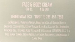 Homemade All Natural Shea Butter Day Cream 4 oz. Jar SPF 15