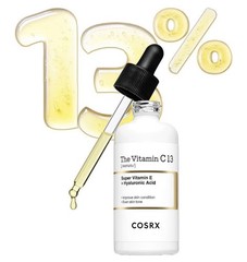 COSRX Pure Vitamin C 13% Serum with Vitamin E & Hyaluronic Acid, 20ml Korean Fac