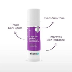 The Derma Co 3% Kojic Acid Dark Spot Corrector Gel, Radiant Skin 30g N522