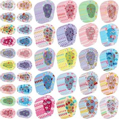 100 Pcs Adhesive Eye Patches for Kids Girls Cute Toddler Eye Patch Bulk Colorful