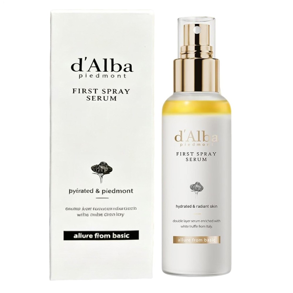 D&rsquo;ALBA PIEDMONT Italian White Truffle First Spray Serum 100mL 3.38 fl oz Sealed