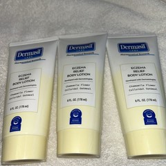 3 Dermasil Eczema Relief Moisturizing Colloidal Oatmeal 6 fl oz Ea Lotion