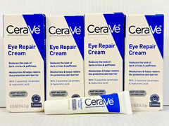 4 PACK – CeraVe Eye Repair Cream 4 Sealed .5oz Tubes NEW Free Shipping 2oz Total