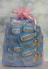 60 pcs DIAMOND Makeup Remover Towelette Wipes and 10pcs Nail Polish Removal Pads