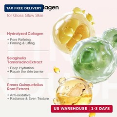 Collagen Face Mask Overnight Hydrogel Deep Mask Glass Skin Intensive Hydrating