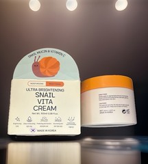 Korean Bonnyhill Snail Vita Cream 3.38oz Ultra Brightening, New Exp. 06/2028