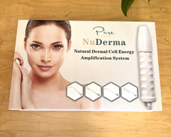 Pure Daily Care NuDerma High Frequency Skin Therapy Wand Facial Machine Neon 5pc