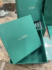 LA MER Skin Care Set Face, Mist & Eye Concentrate Soft Cream *EMPTY BOXES/BAG