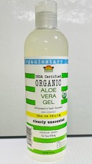 DEW ME DAILY®️ Organicstarr USDA Certified Organic Aloe Vera Gel 12oz./355ml.