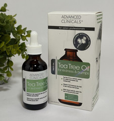 Advanced Clinicals Tea Tree Oil Clears Redness & Bumps with Vitamin E 1.8 fl oz