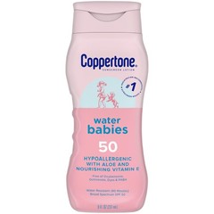 Coppertone WaterBabies Baby Sunscreen 8 Fl Oz (Pack of 1), Lotion