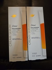 2 Dove Body Cream Serum Niacinamide + Even Tone Lotion 8oz ea (K31)