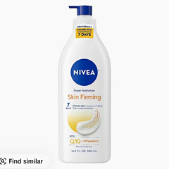 NIVEA Sheer Hydration Firming Body Lotion Q10 + Vitamin C 16.9 fl oz
