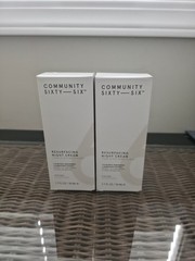 2 Pack: Community Sixty-Six Resurfacing Night Cream Retinol 1.7 fl oz 50 mL