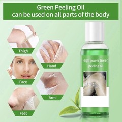 Peeling Oil for Dark Skin, Green Oil, Facial 3.52 Fl Oz (Pack of 1)