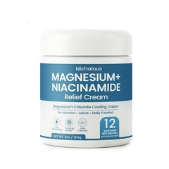 Magnesium Niacinamide Topical Cream 4 Fl Oz Joint Relief Pain Magnesium
