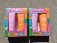 2 Boxes Spa Luxury Limited Edition Hand Cream ( Brazilian Sol & Brazilian Flora