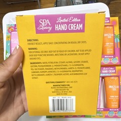 Spa Luxury Hand Cream Gift Set 6 Pack Brazilian Flora & Sol 12 Tubes New Sealed