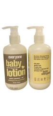 2 x EO Everyone Baby Lotion GENTLE CALENDULA & OAT Hypoallergenic 8 oz Ea w/Pump