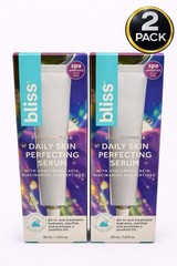 (2 Pack) Bliss Skin Euphoria Daily Skin Perfecting Serum 1 fl oz M4