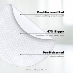 Stridex XL Face Body Pads, 90 Count Pack of 1
