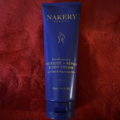 Nakery Beauty SkinRecovery Energize + Repair Body Cream W/Magnesium 8.4oz Sealed