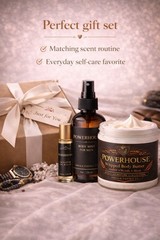 Powerhouse Bundle Men’s Oil Roller Body Mist Body Butter Gift Set