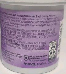 2x CVS Advanced Eye Makeup Remover Pads! New/ Sealed. 80 pads each