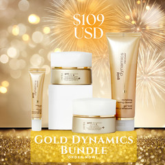 JAFRA Gold Dynamics – Skincare Bundle 4 Products – New and Sealed
