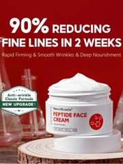 6 Peptides Face Cream Anti Aging Wrinkle Whitening Moisturizing Collagen Firming