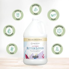 Ginger Lily Farms Vegan Fragrance Free Soothing Butter Lotion 128 Fl Oz