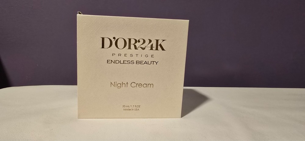 D&rsquo;OR24K Prestige Endless Beauty Night Cream 50ml 1.7oz New Sealed w/ Spatula