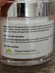 AURA Daily facial moisturizer refresh and replenish 1.69 OZ NEW SEALED!!