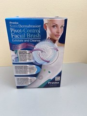 NIB Pretika Sonic Dermabrasion Pivot-Control Facial Brush – Exfoliate & Cleanse