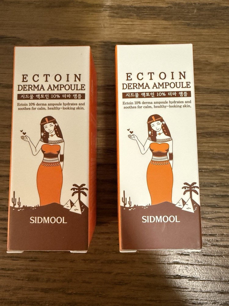 SIDMOOL Ectoin Derma Ampoule 10% Hydrating Soothing Anti-Aging 2 pack