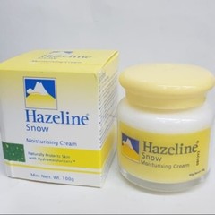 HAZELINE Snow Moisturizing Cream Whitening Natural ProtectSkin 100g