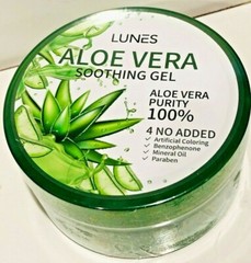 LUNES ALOE VERA SOOTHING GEL ALOE VERA PURITY 100% 10.14 OZ