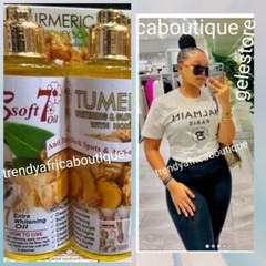X 1 Soft 7 Tumeric Whitening & Glowing Oil With Honey. Body Repair. 250ml X 1